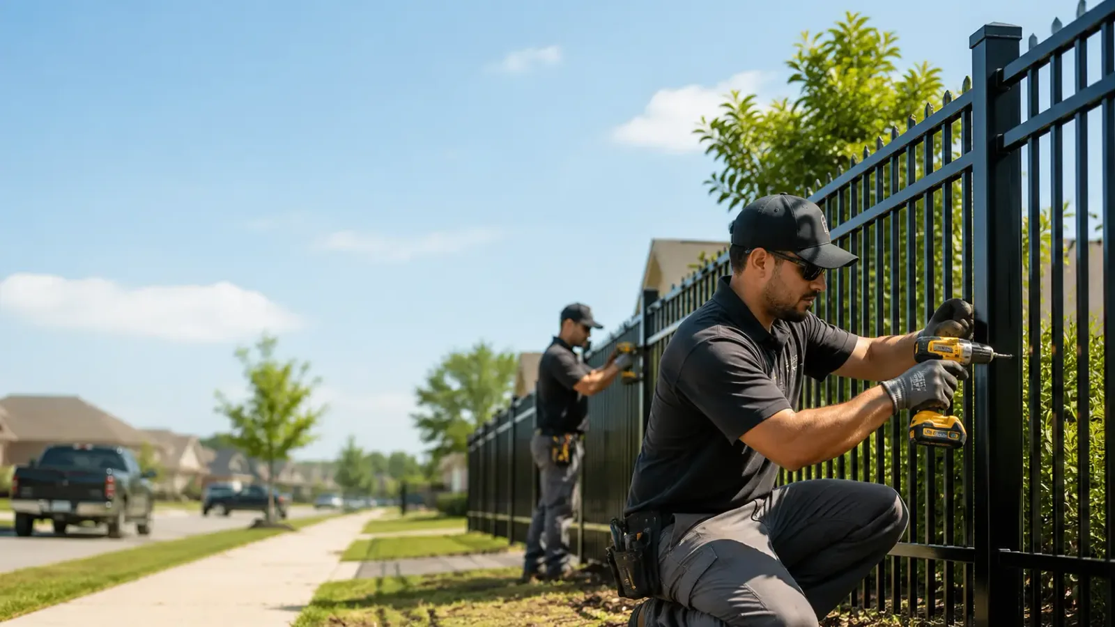 Metal Fence Installation in Nashville, MI